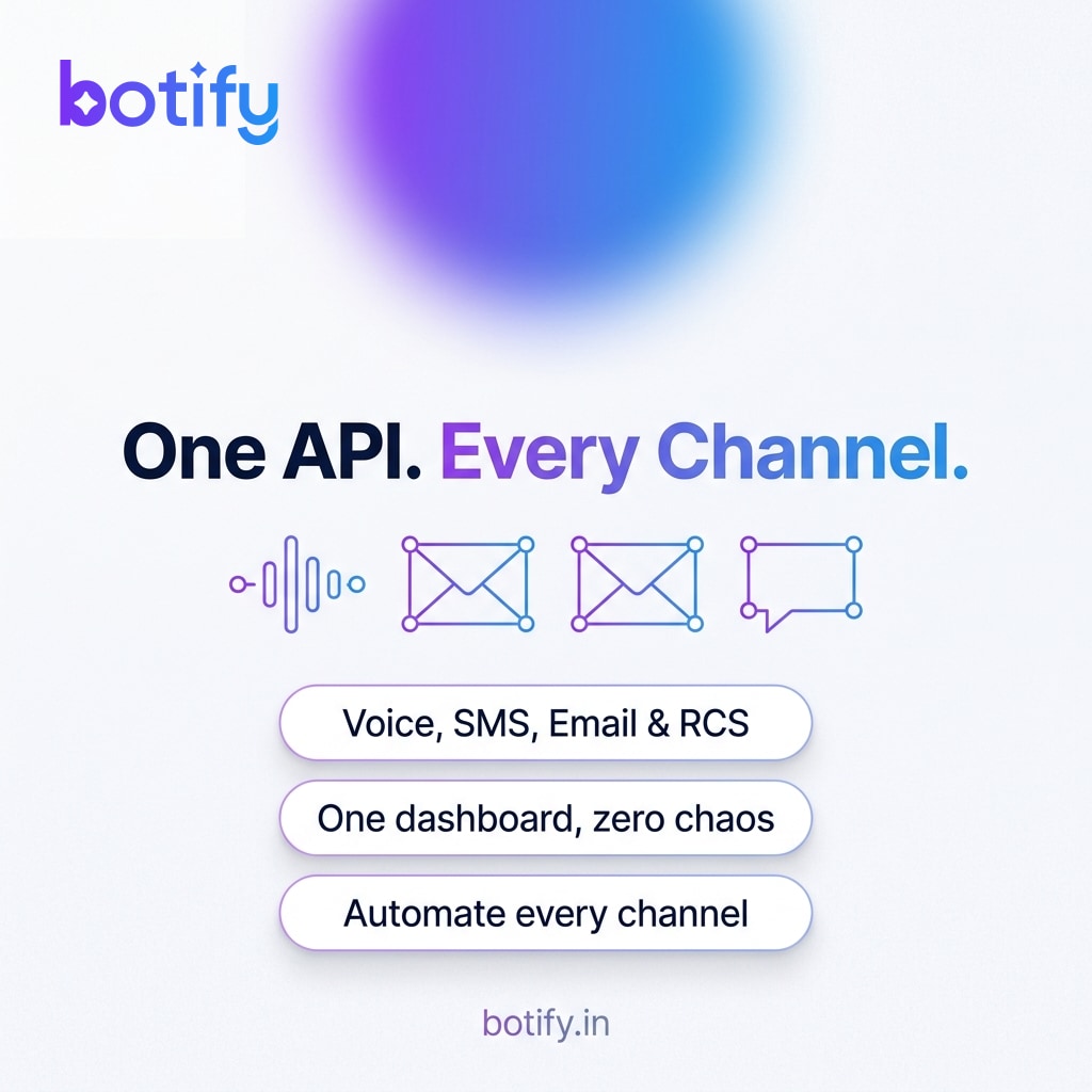 Beyond WhatsApp: One API for Voice, SMS, Email and RCS